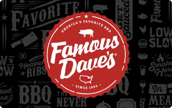 Famous Dave’s® US $25